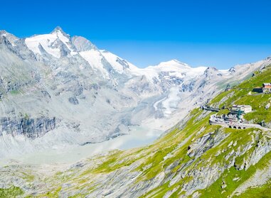 Großglockner Hochalpenstraße, Blick auf Großglockner und Pasterzen-Gletscher | © grossglockner.at/Michael Stabentheiner