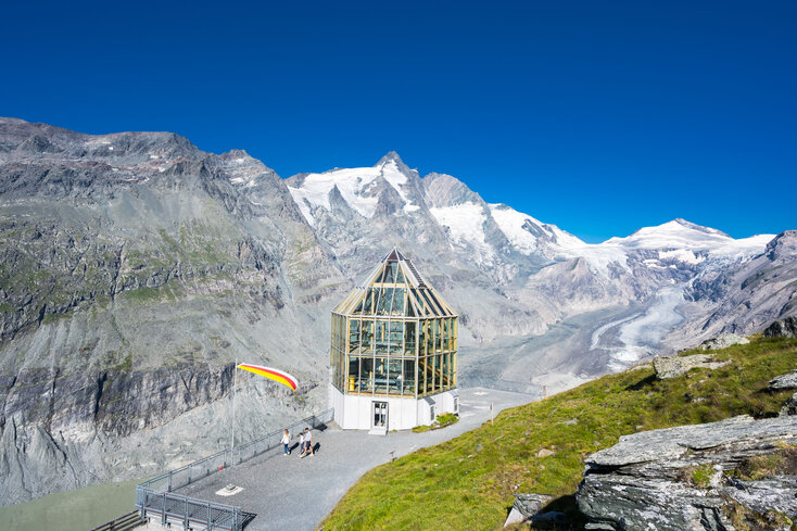 Wilhelm-Swarovski-Beobachtungswarte oberhalb der Kaiser-Franz-Josefs-Höhe | © grossglockner.at/Michael Stabentheiner