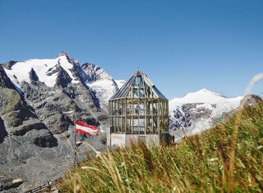 Wilhelm-Swarovski-Beobachtungswarte oberhalb der Kaiser-Franz-Josefs-Höhe | © grossglockner.at/Michael Königshofer